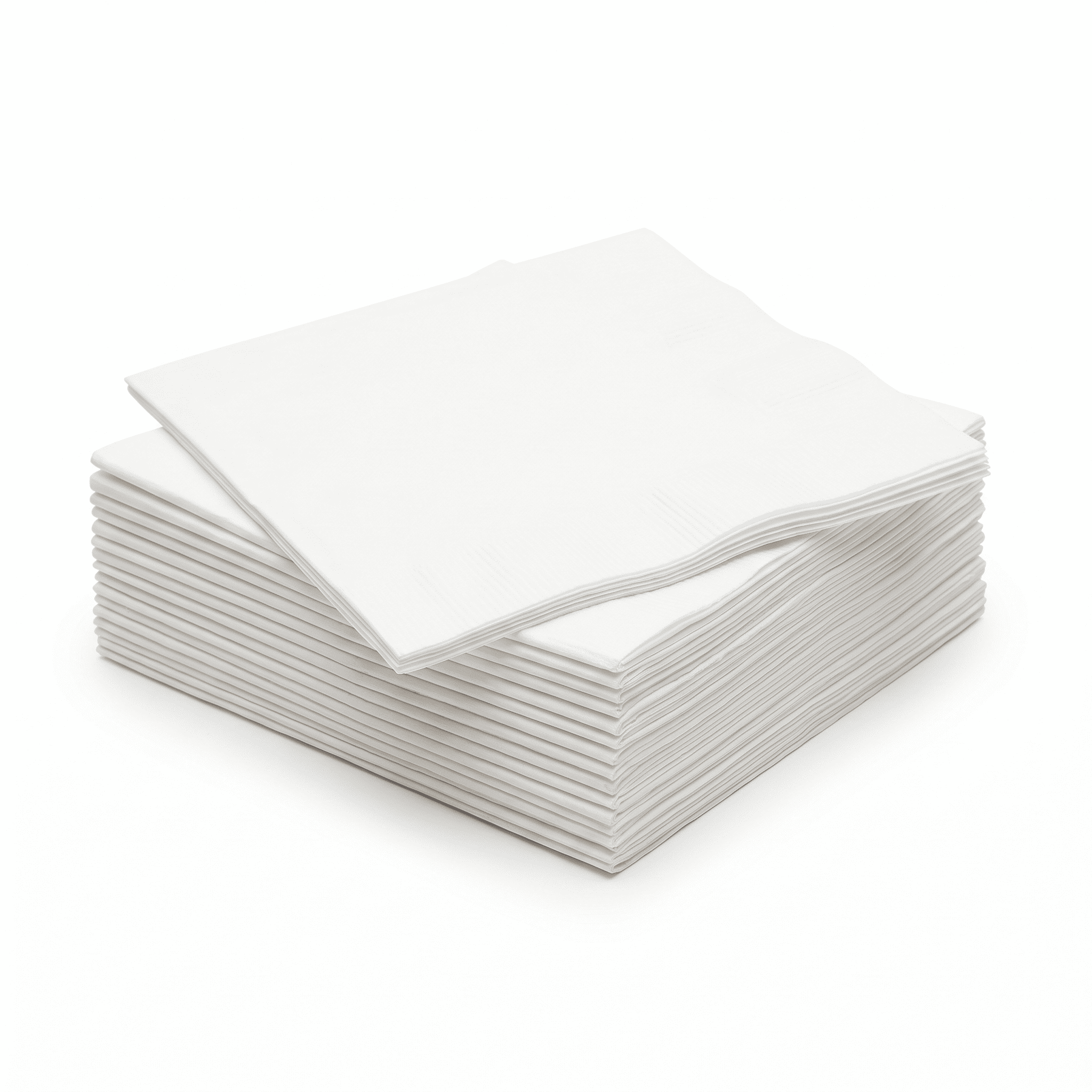 10x12 White Luncheon Napkin, 1/4 Fold