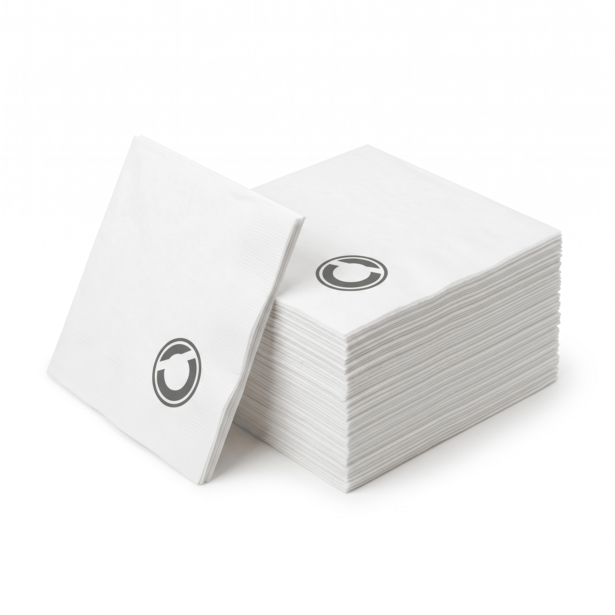 2-Ply Napkin White 9x9 — Custom w/ Logo