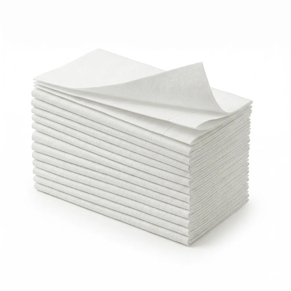 Linen-Feel Guest Towel, 1/6 Fold